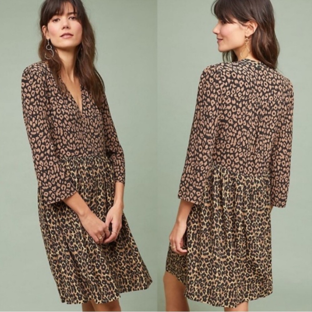 Maeve by Anthropologie Juno Printed Dress